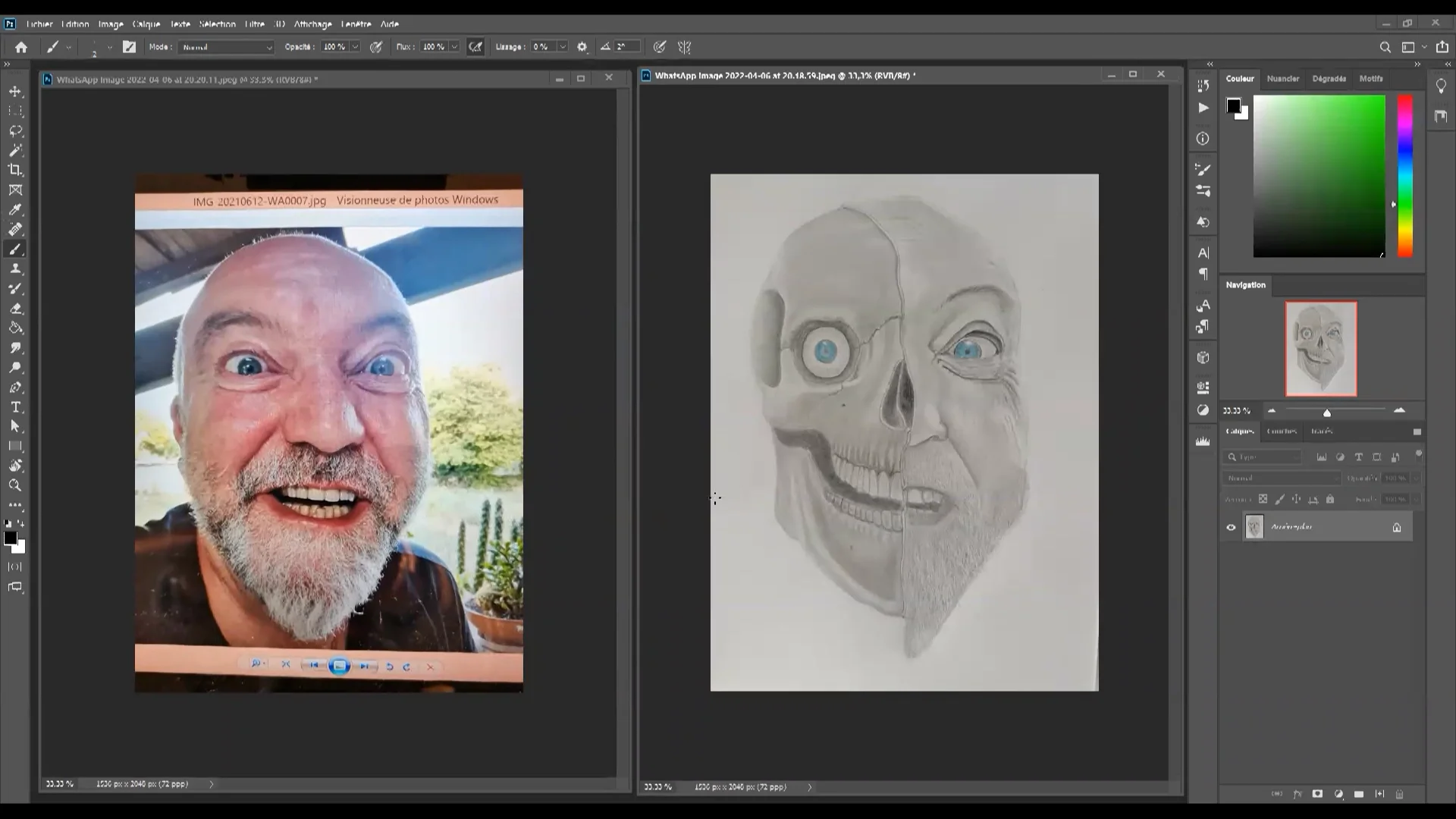 corrections portrait structure et proportions du visage on Vimeo