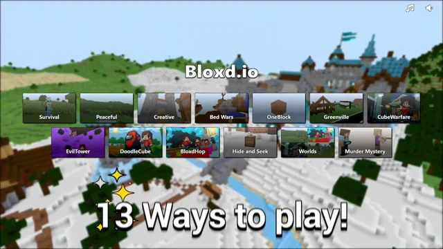 Bloxd.io Gameplay, Minecraft Kind of Game And Many Game Modes - video