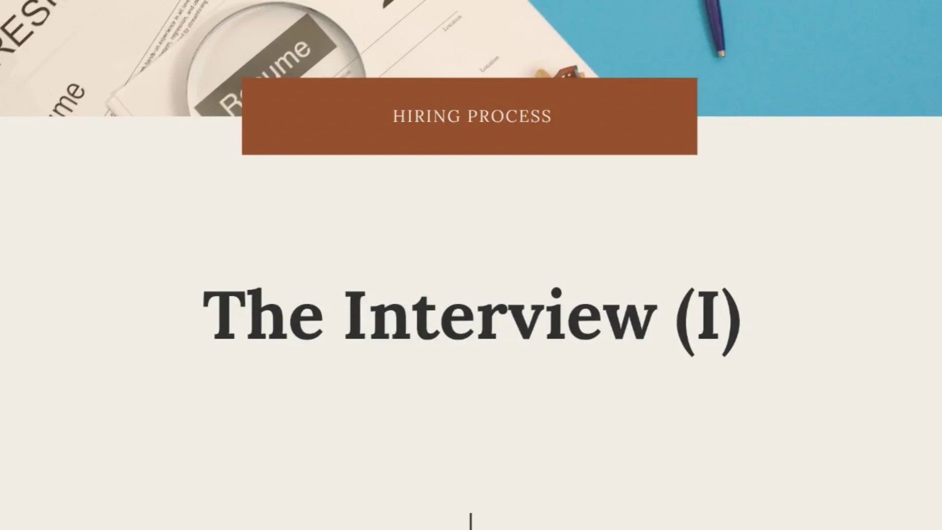16233018-The Interview Part 1 on Vimeo