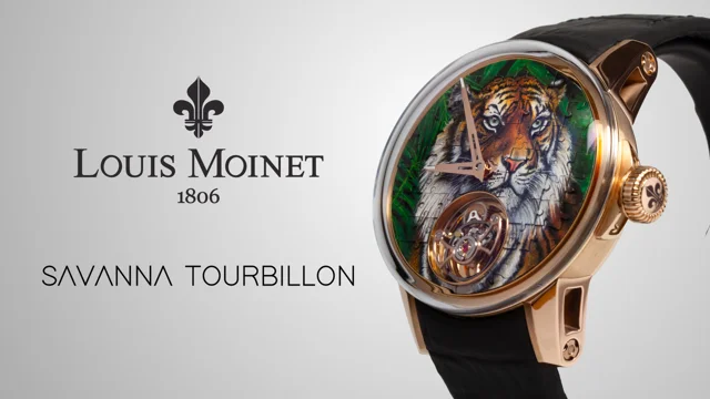 Presenting Louis Moinet's Savanna Tourbillon Watch With Painted