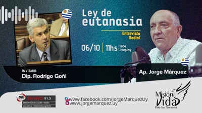Entrevista al Dip. Rodrigo Goñi - Ley de Eutanasia