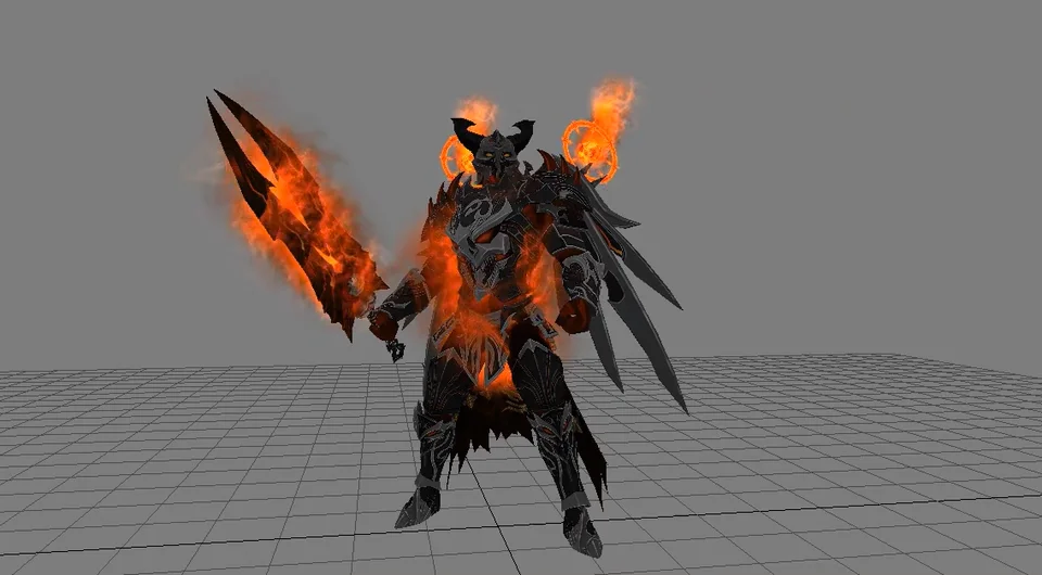 Ridack Fire Knight Set on Vimeo