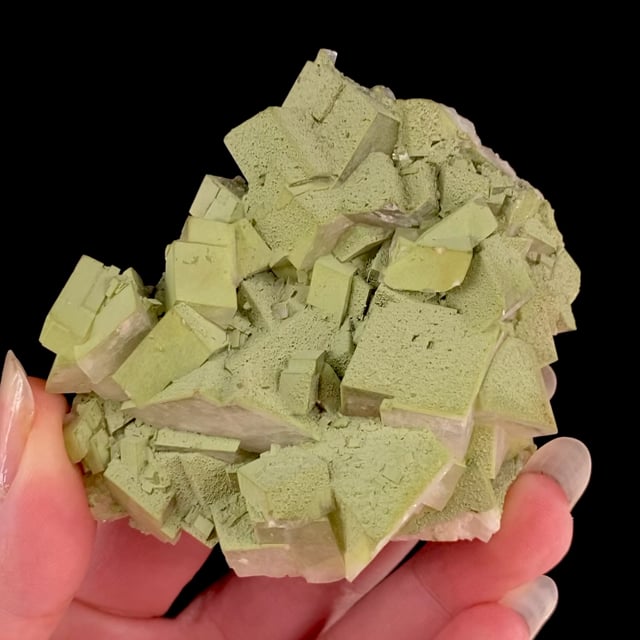 Calcite partially coated by Duftite