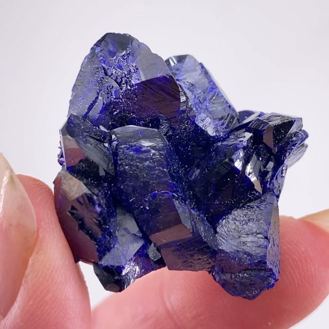 Azurite (fine crystals)