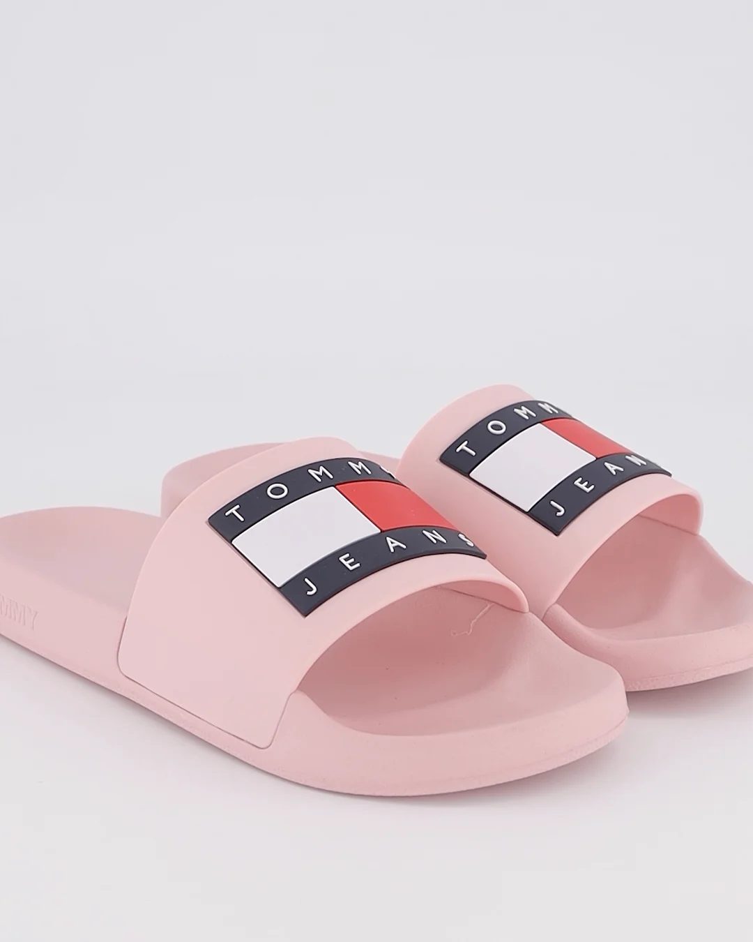 Pink tommy hilfiger slides online