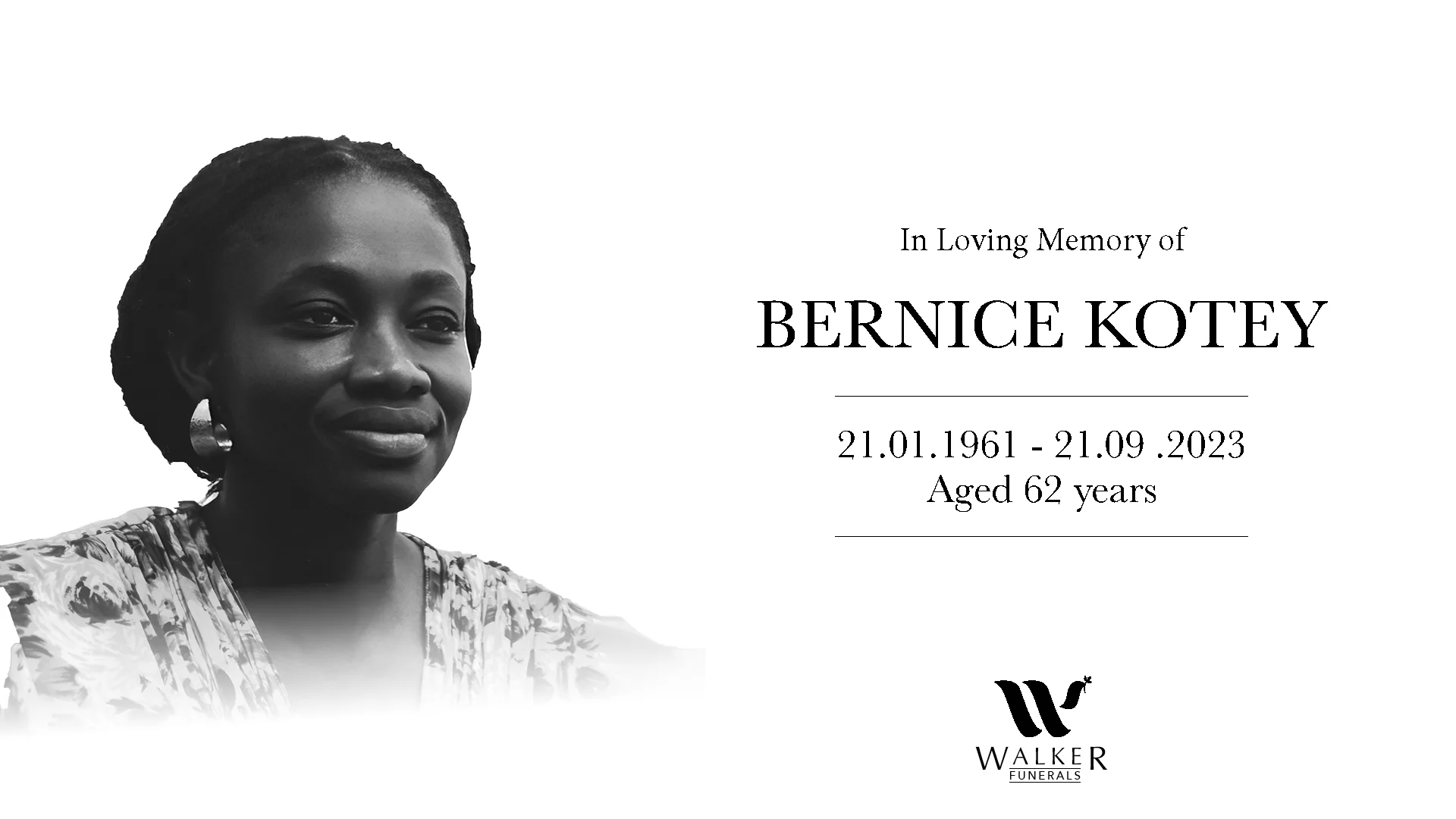 Robert B Walker Funerals Bernice Kotey on Vimeo