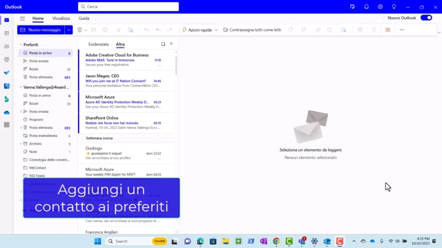 W1-8-5 Aggiungi un contatto ai preferiti