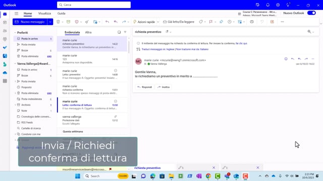 W1-4-2 Invia conferma-richiesta di lettura