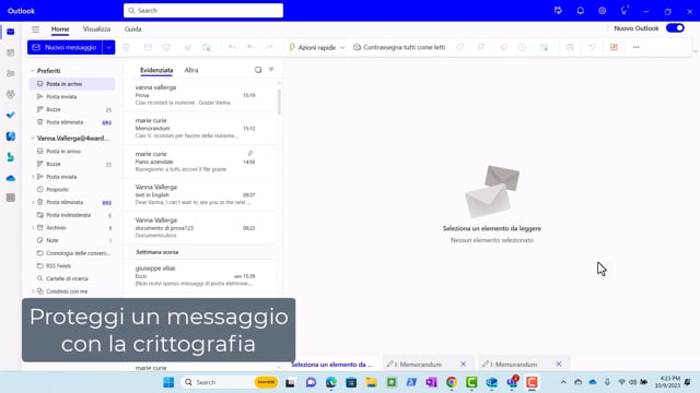 W1-5-11 Come proteggere un messaggio con la crittografia