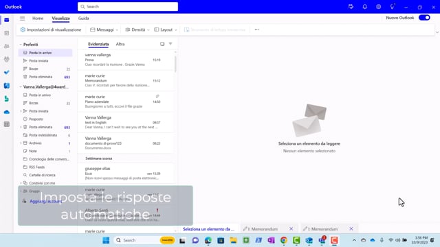 W1-5-10 Imposta la risposta automatica