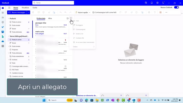 W1-4-4 Apri un allegato