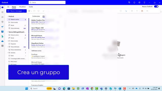 W1-8-3 Crea un gruppo di contatti