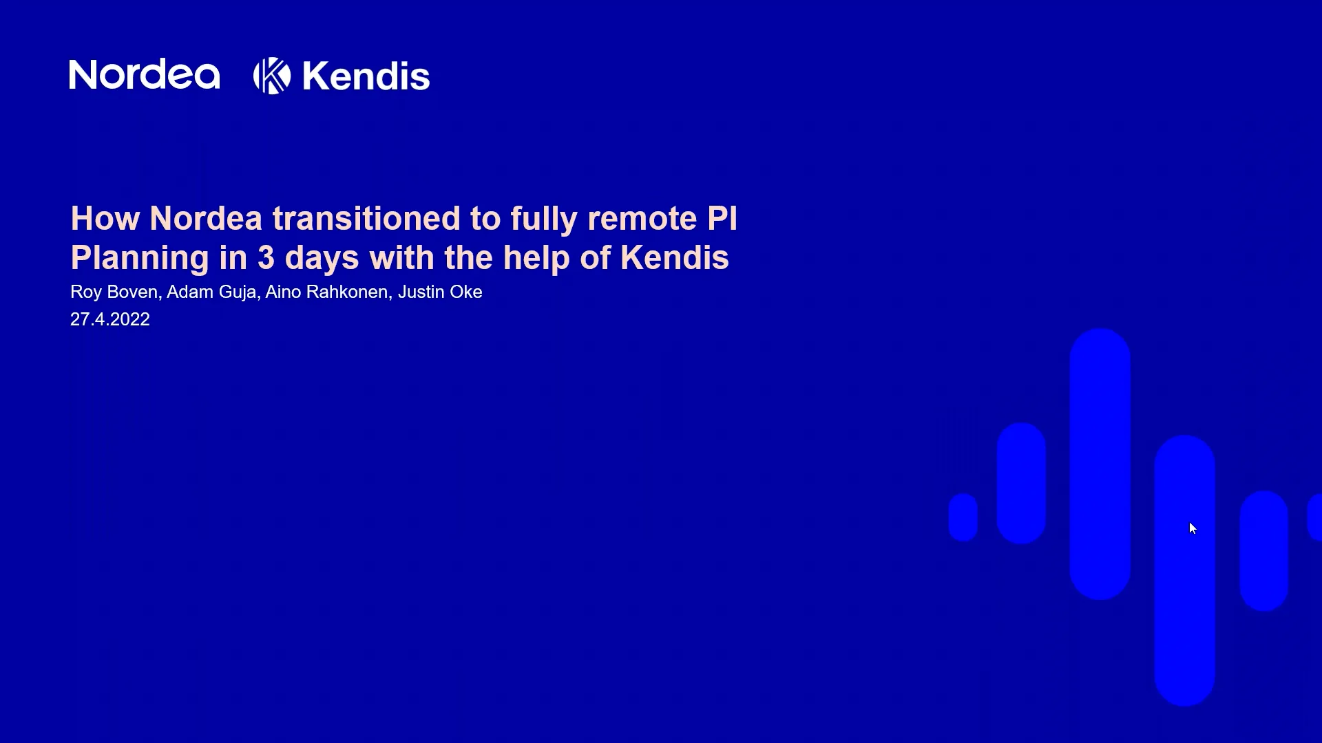 How Nordea transitioned to fully remote PI Planning in 3 days with the