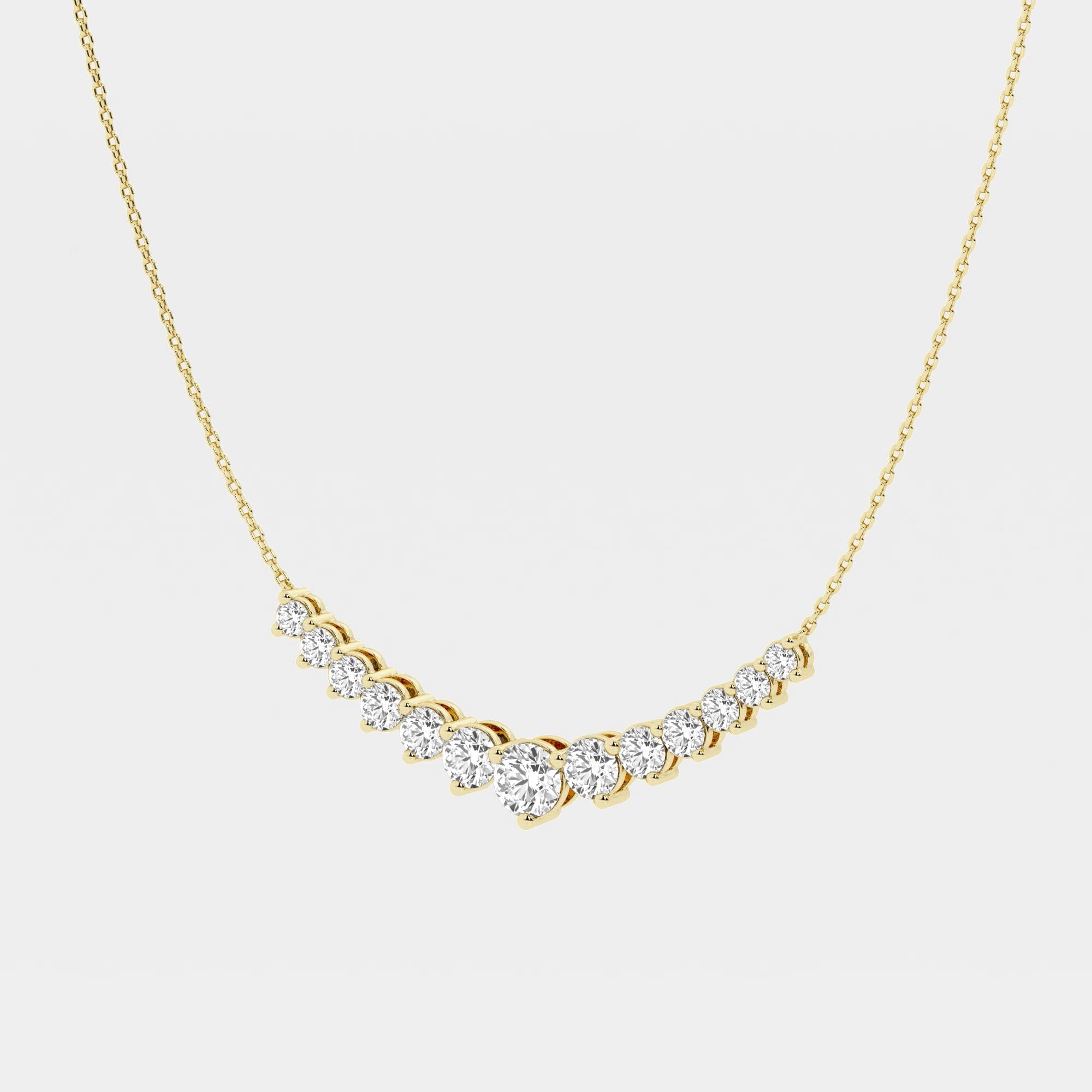 3 ctw Round Lab Grown Diamond Thirteen Stone Demi Eternity