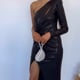 GRACE shiny black maxi dress video