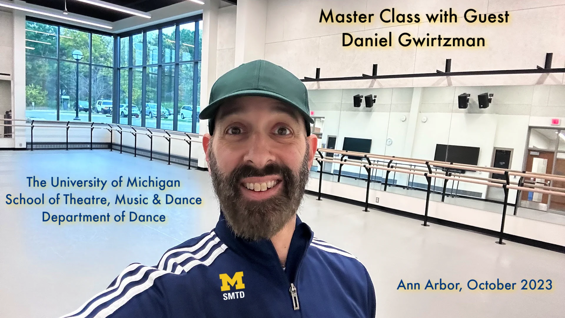 University of Michigan School of Music, Theatre & Dance Master Class ...