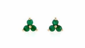 10 ct. t.w. Emerald Stud Earrings in 14kt Yellow Gold