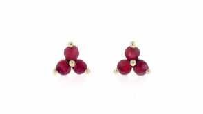 20 ct. t.w. Ruby Stud Earrings in 14kt Yellow Gold