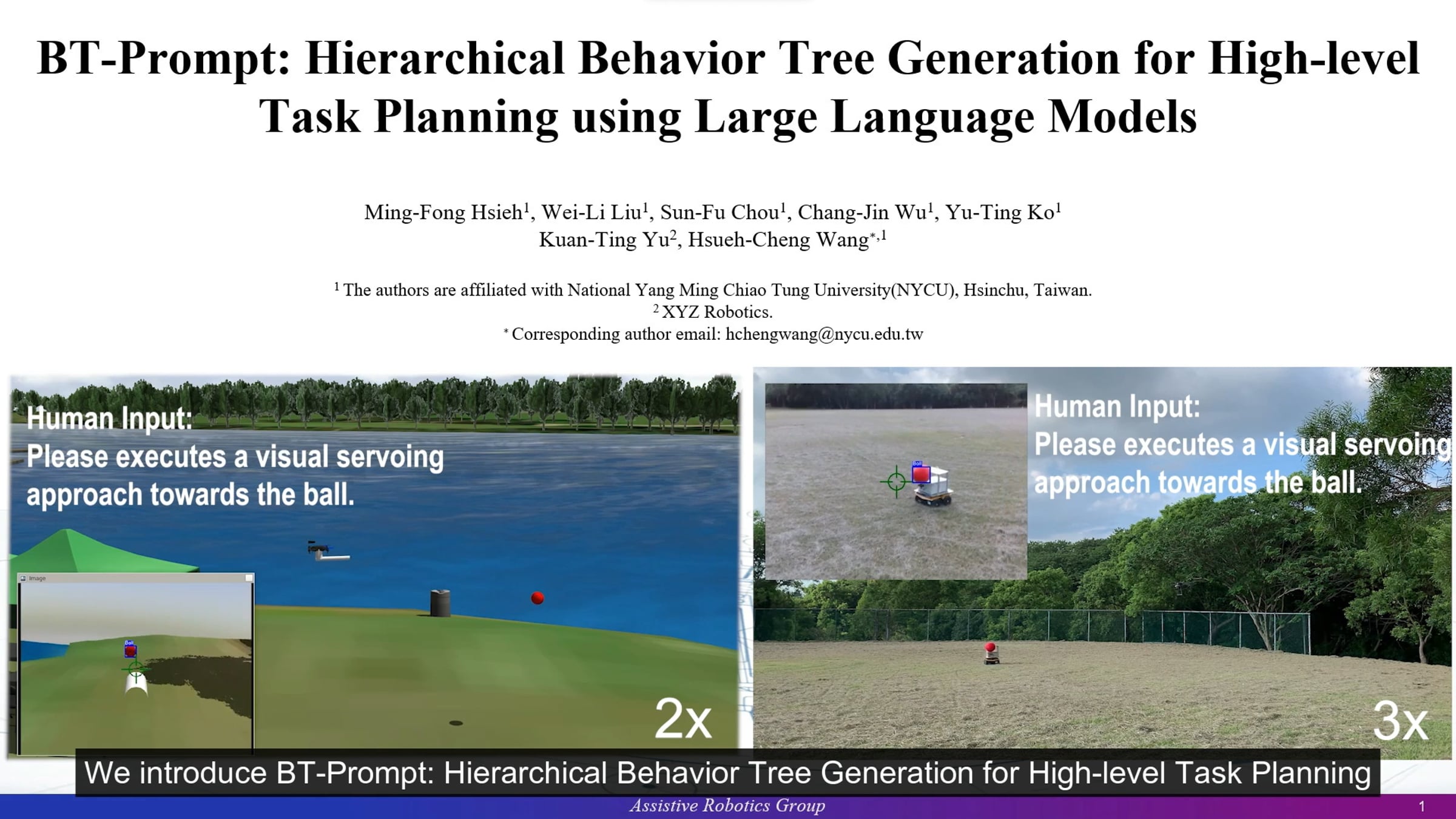 BT-Prompt: Hierarchical Behavior Tree Generation for High-level Task ...