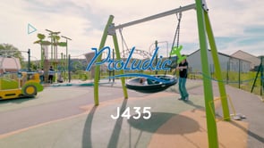 Gondola J435® place zabaw tradycyjne urządzenia zabawowe huśtawki film