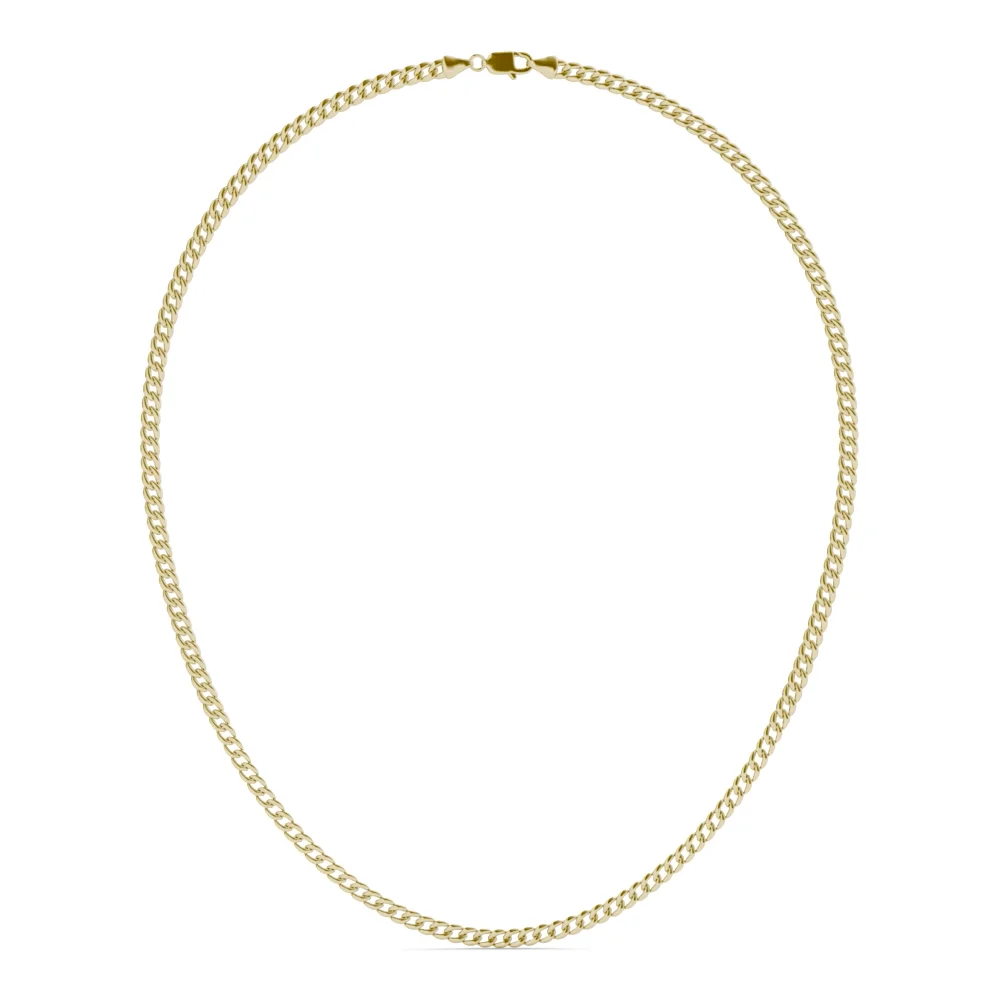 Semi-Solid Miami Cuban Link 24 in. Chain Necklace