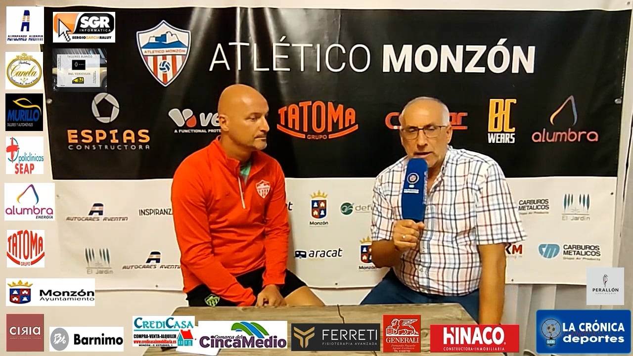 LA PREVIA / Fuentes de Ebro - At.Monzón Alumbra / J 6 / Ismael Mariani (Entrenador At Monzón Alumbra) 3ª División