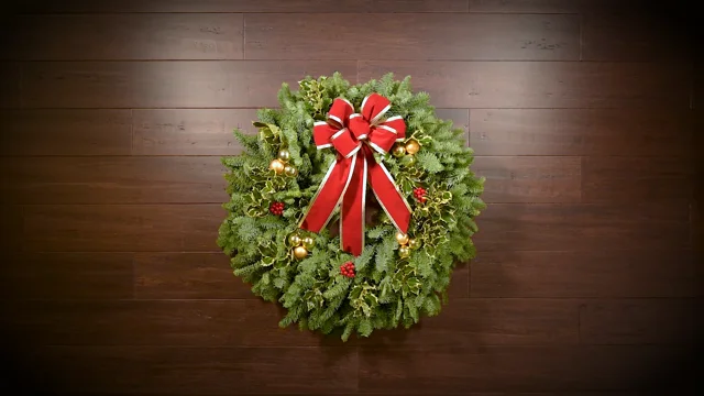 A Holly Jolly Christmas Wreath Decoration for Your Front Door – Lynch Creek  Farm