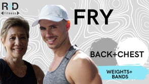 Back + Chest (bands+weights) 101323