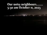 Noisy neighbours…..