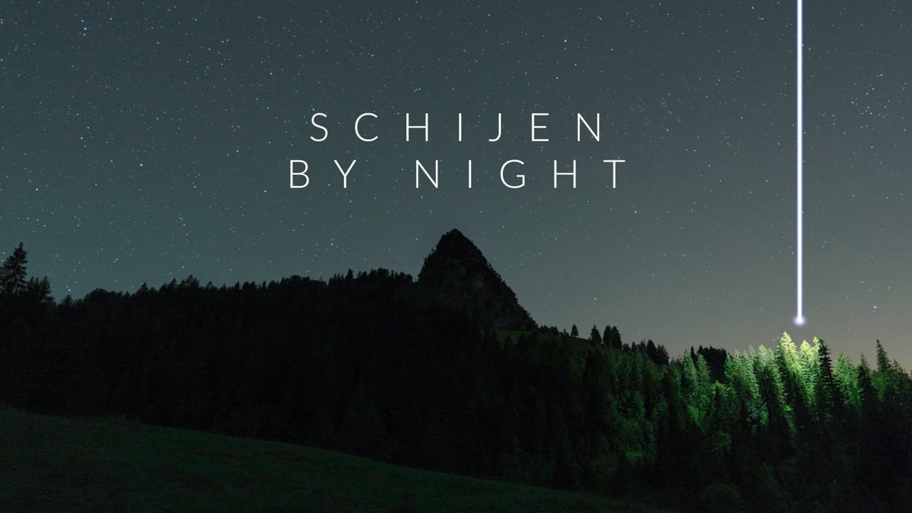 Schijen by Night - A drone illumination Timelapse