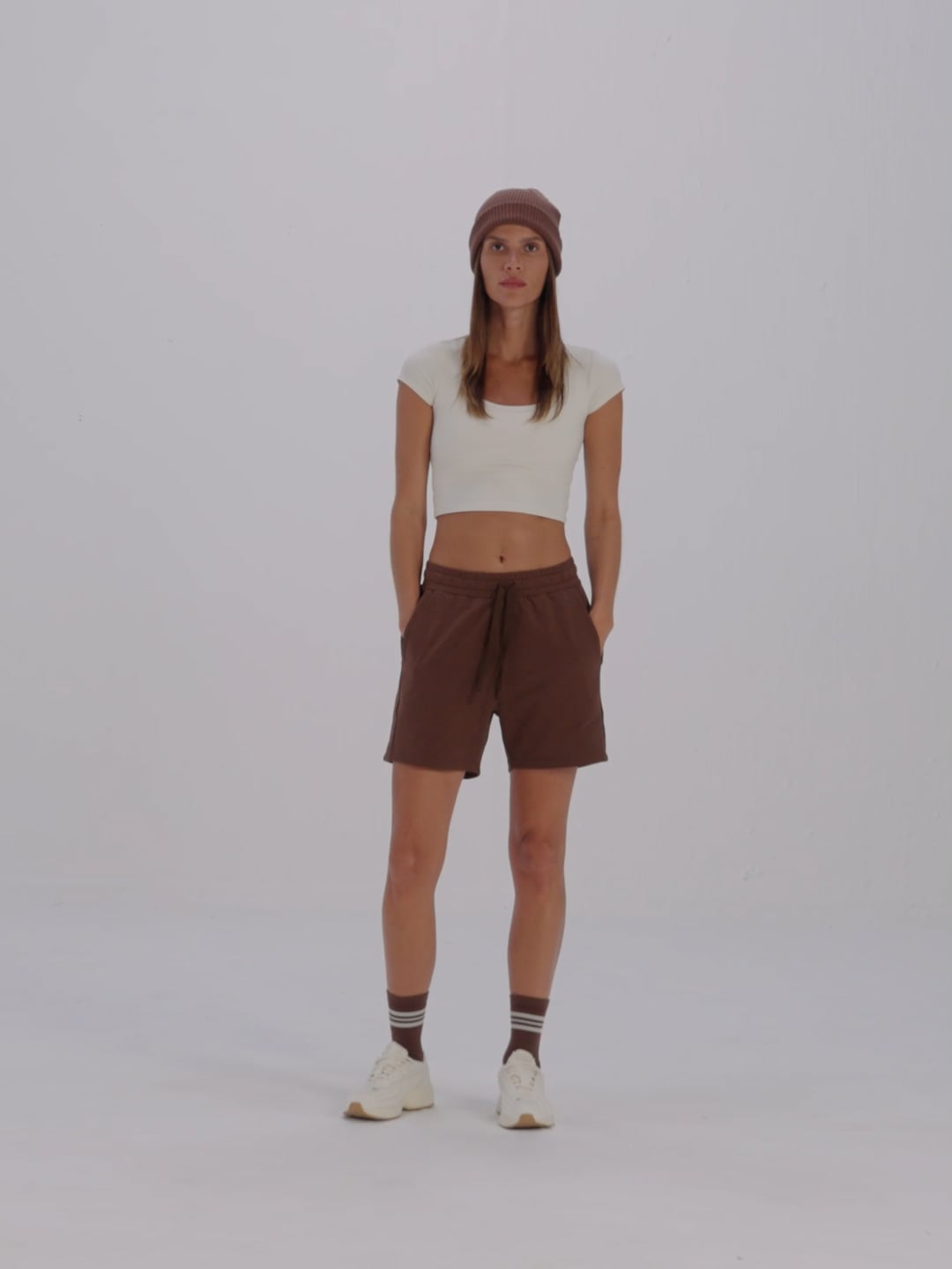שורט בשילוב כותנה אורגנית unisex