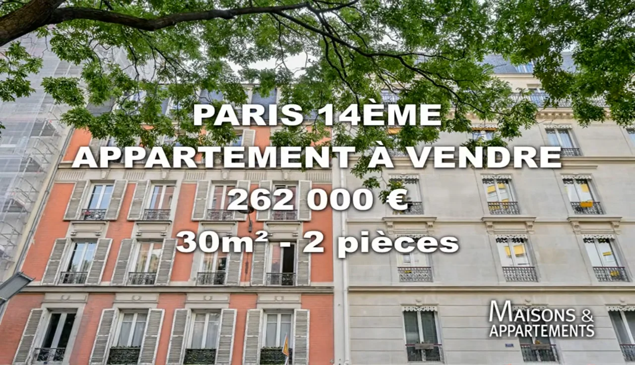 Paris 14Ème Appartement À Vendre 262 000 € 30 M² 2 Pièces On Vimeo 9360