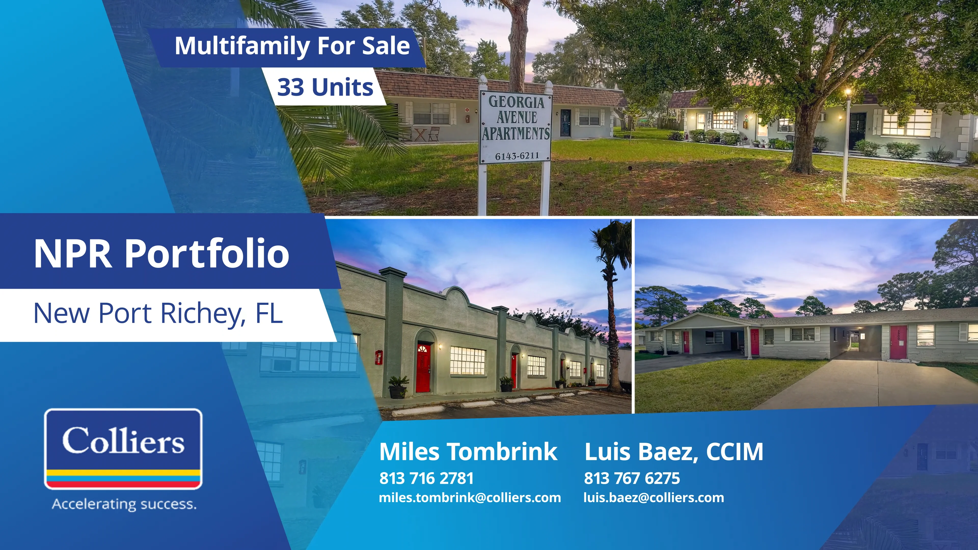 Multifamily For Sale l NPR Portfolio l New Port Richey, FL l Colliers l