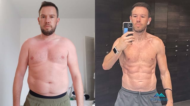 Darren, 39, before and after