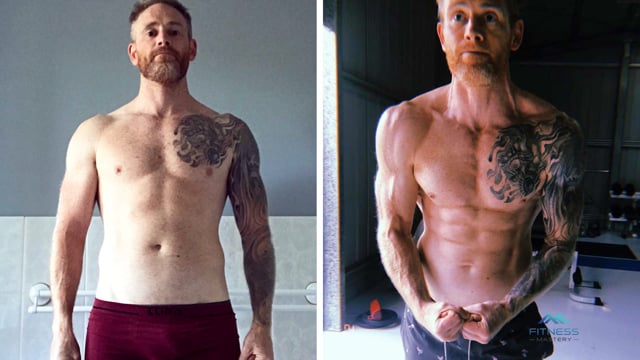 Ian, 38, before and after