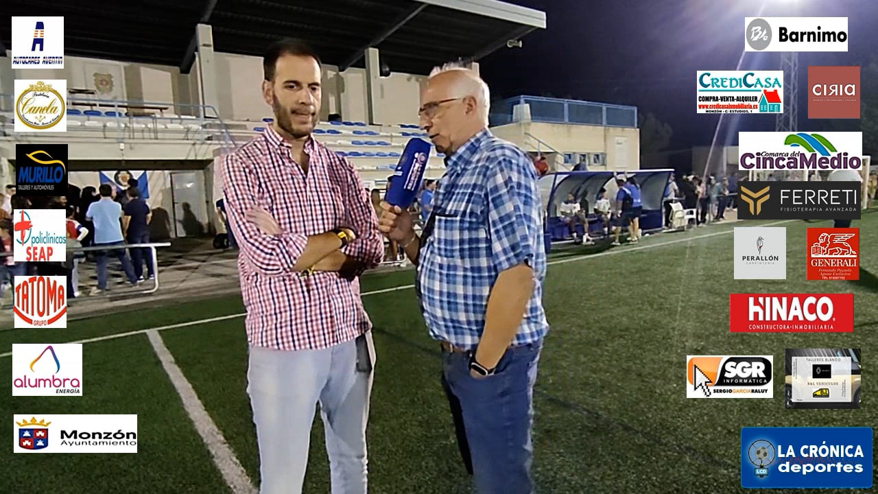 IVÁN BALLESTERO (Entrenador Fuentes de Ebro) Fuentes 0-2 At.Monzón Alumbra / J 6 / 3ª División