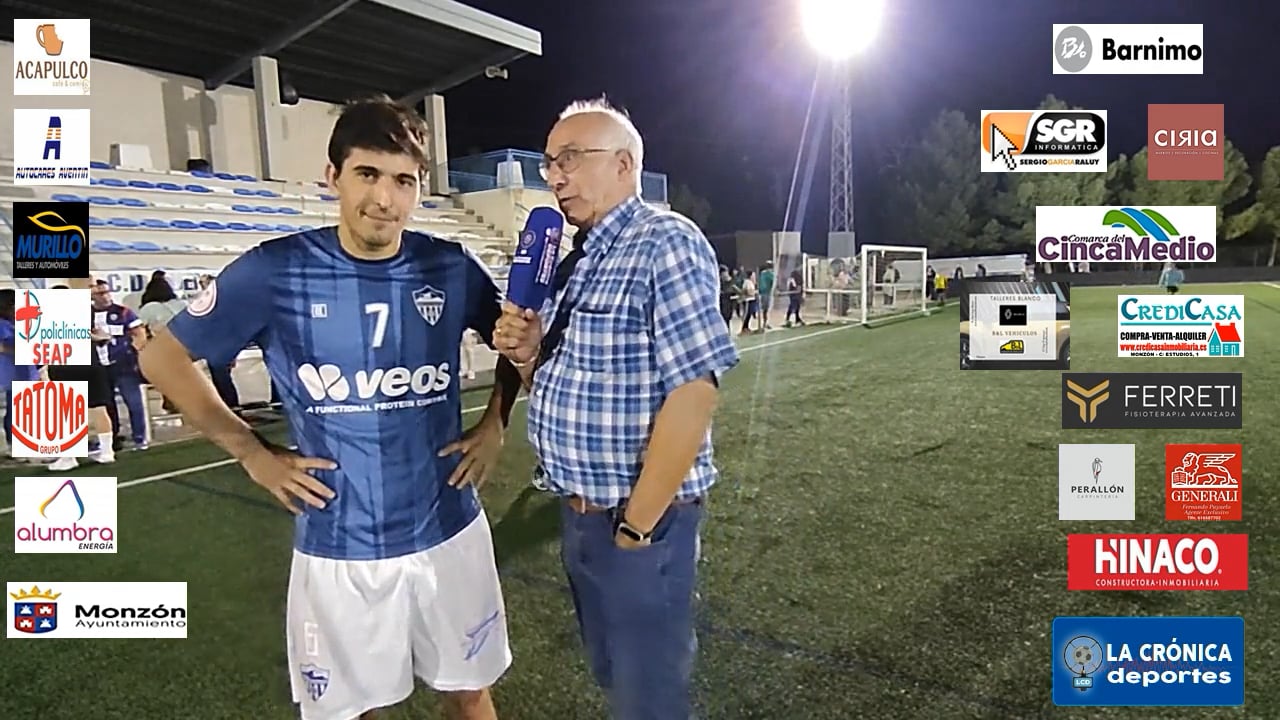 CARLOS  VALENCIA (Jugador Monzón) Fuentes 0-2 At.Monzón Alumbra/ J 6 / 3ª División