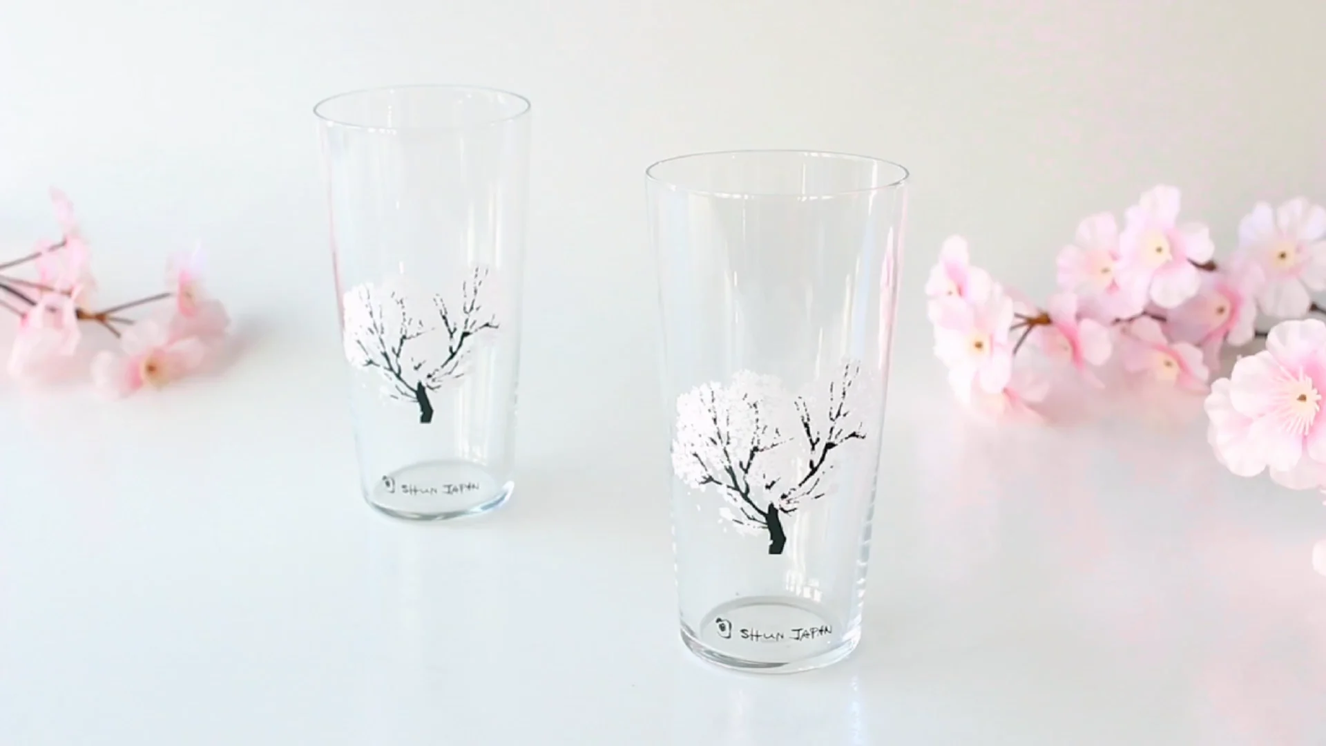 冷感 桜 タンブラーぺア<リゾートトラストセレクション>|食器 冷感 桜 タンブラーぺア<リゾートトラストセレクション>|食器