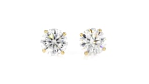 3.00 ct. t.w. Moissanite Stud Earrings in 14kt Yellow Gold