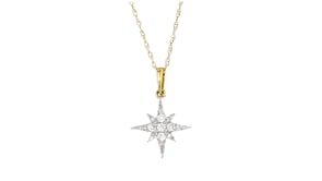 10 ct. t.w. Diamond North Star Pendant Necklace in 14kt Yellow Gold