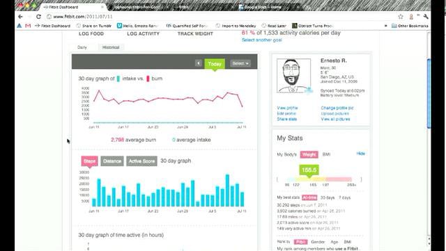 Importing FitBit data into Google Spreadsheets