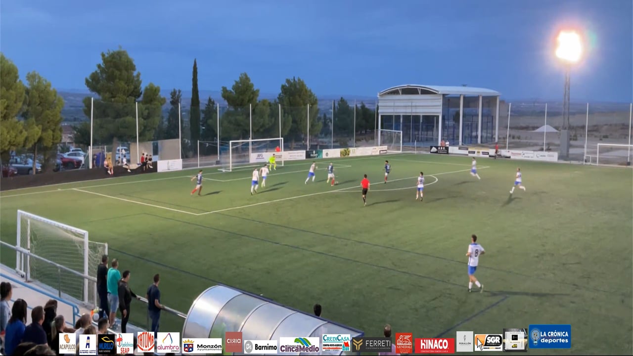 (RESUMEN y GOLES) Fuentes 0-2 At.Monzón Alumbra / J 6 / 3ª División