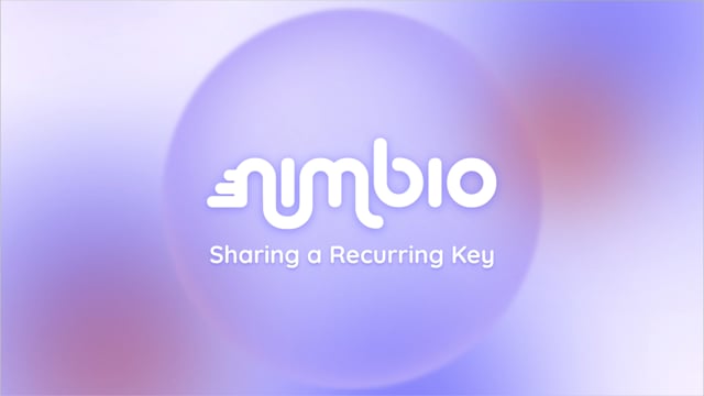 Recurring Keys