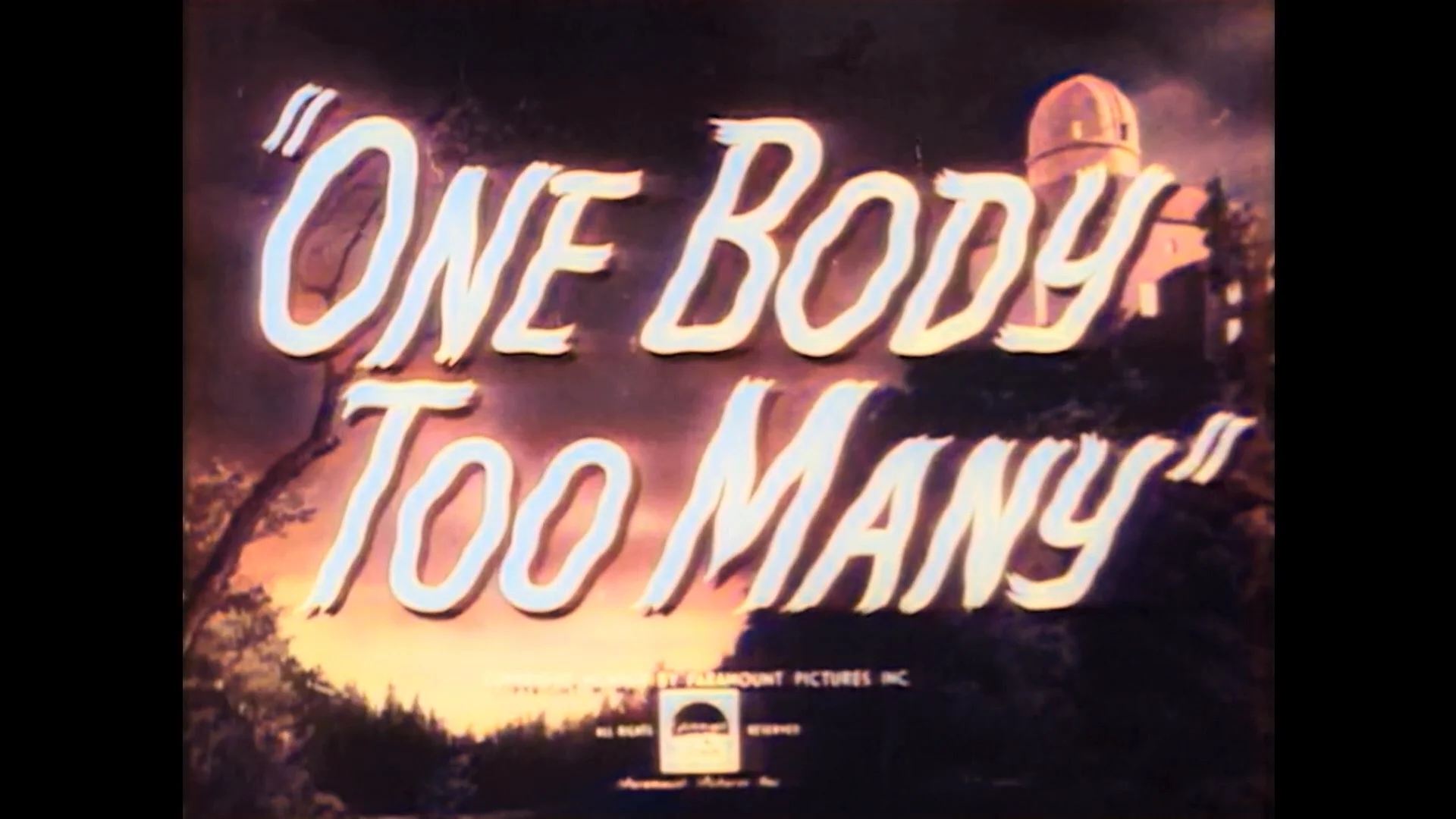 Watch Jack HALEY ONE BODY TOO MANY Enhanced and in Color Online Vimeo