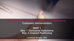 Part 1 – Centrolock® Cadaveric Demonstration
