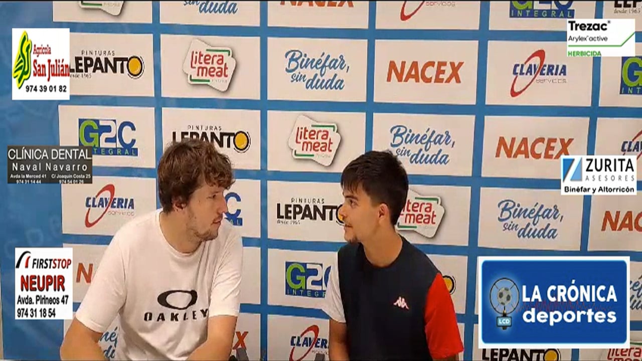 LUIS ARCAS (Entrenador Binefar) CD Binefar 0-0 CD Caspe / Jornada 6- Tercera Rfef