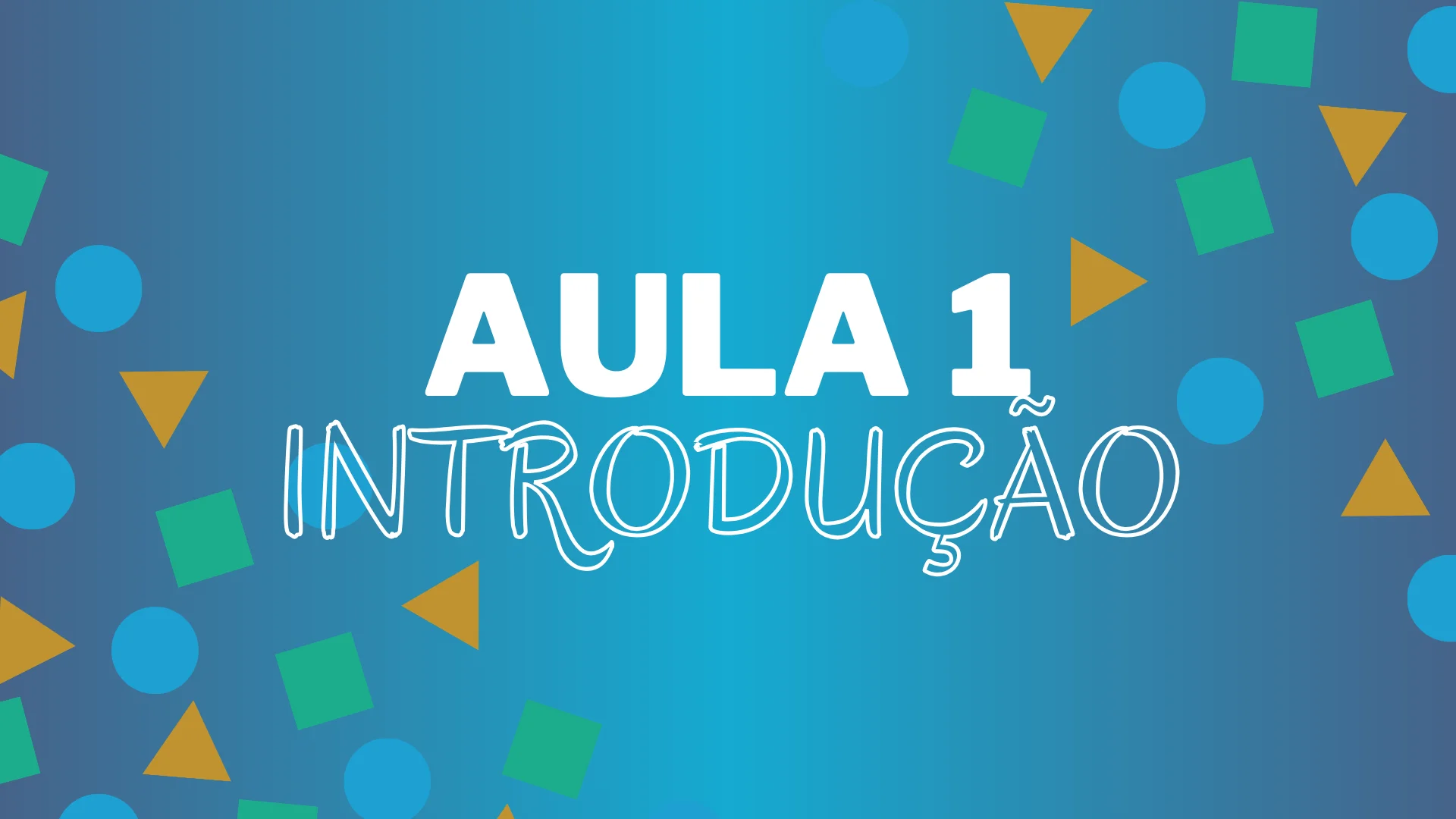 Aula 1 - Introdução on Vimeo