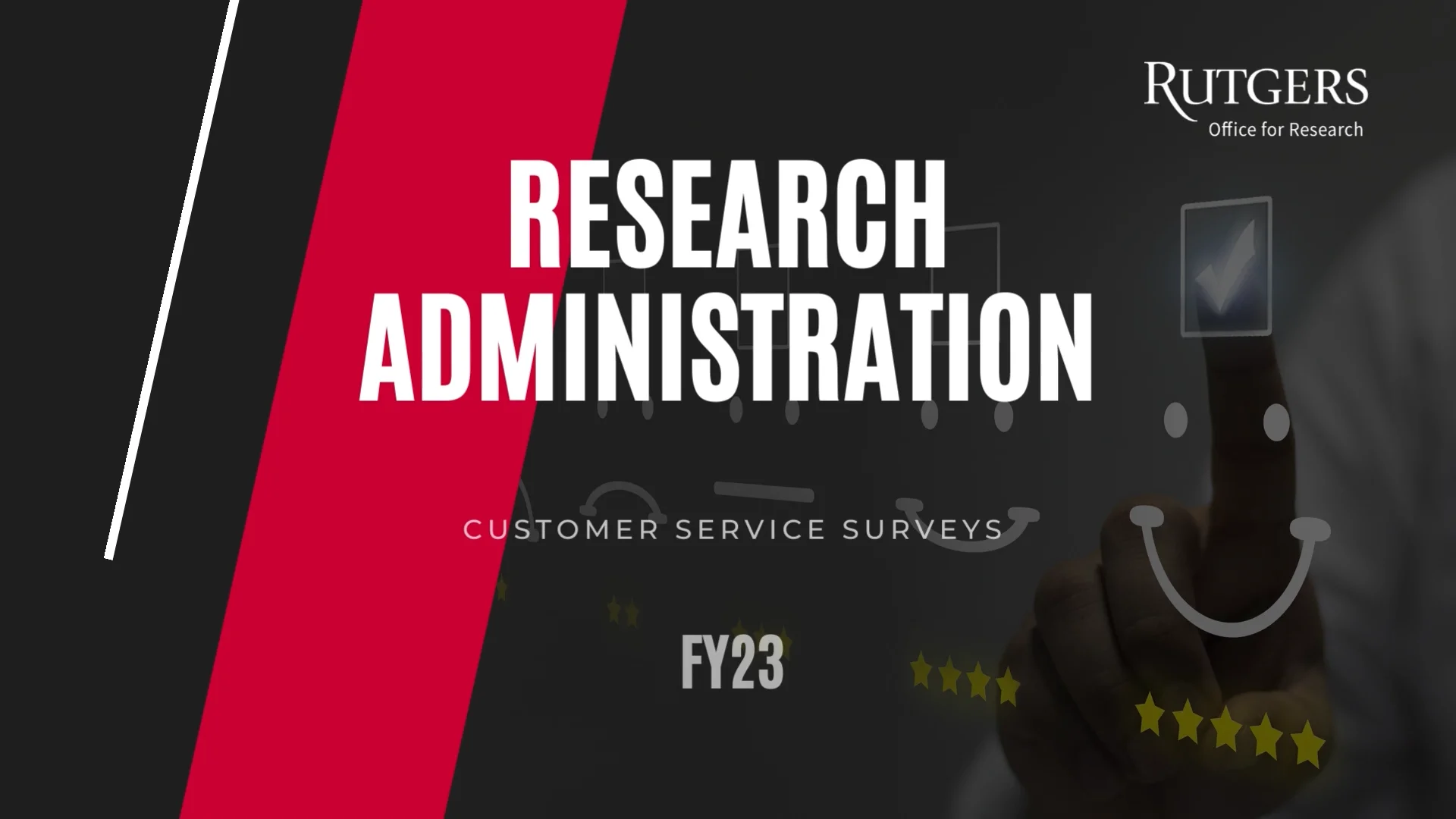 Research and Sponsored Programs FY23 Customer Service Surveys on Vimeo