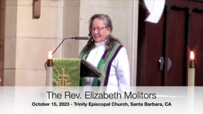 Sermon October 15, 2023 Elizabeth Molitors