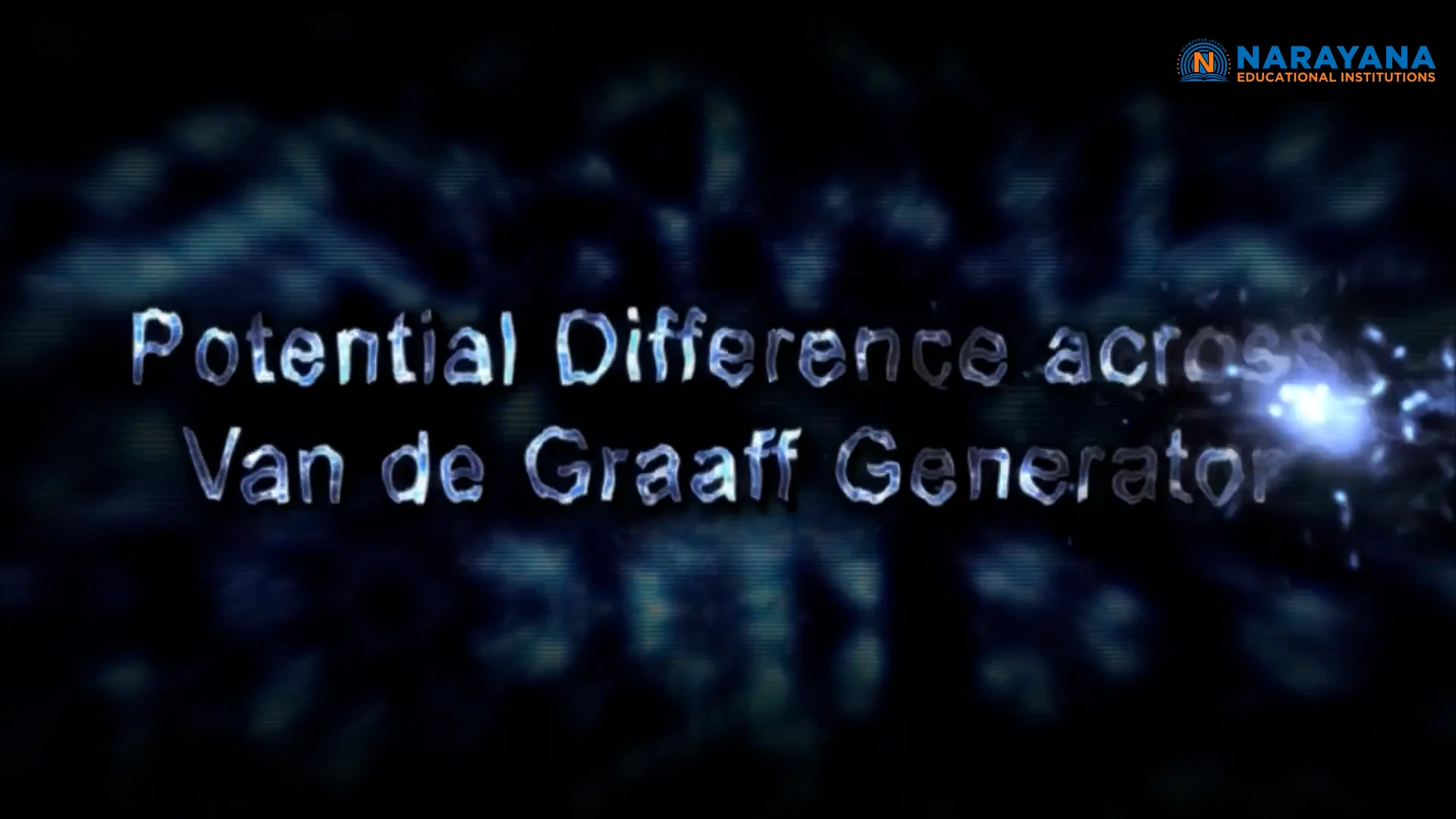 1685.Potential Difference across Van De Graaff Generator3000623 on Vimeo